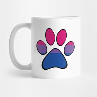 Bisexual Pride Paw Mug